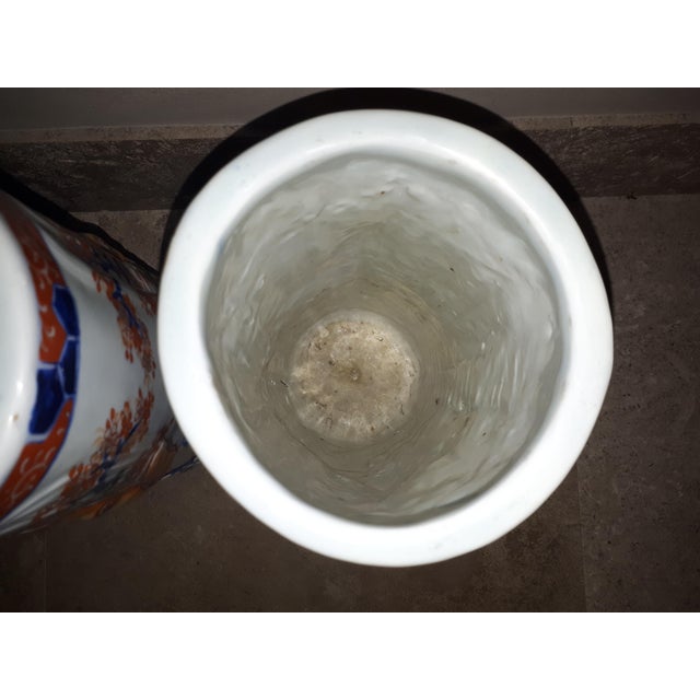 Arita Porcelain Vases with Carps Decoration, Japan, Set of 2 For Sale - Image 8 of 18