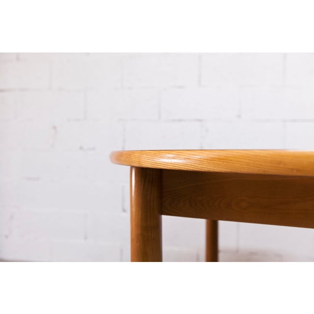 Danish Convertible Round Table and Matching Chairs, 1980, Set of 5 For Sale - Image 14 of 18