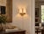 Hans-Agne Jakobsson, Swedish Mid-Century Modern, Double Arm Wall Sconce, Brass, Sweden, 1960s A modernist double-arm wall...