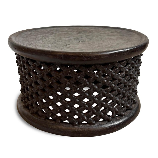 Vintage Bamileke Tribal Modern Stool / Coffee Table For Sale - Image 4 of 5