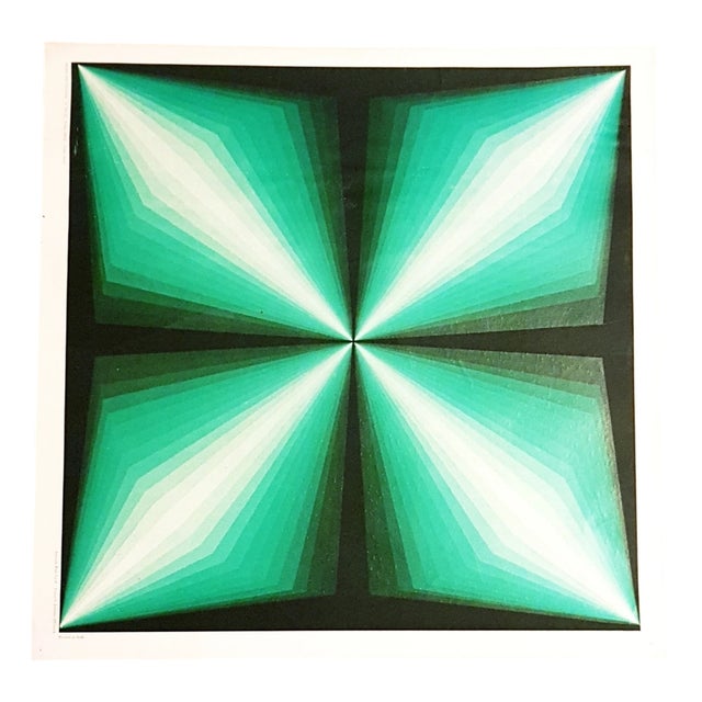 Tomas Abal, Tempo Lineare, Square Print on Canvas For Sale