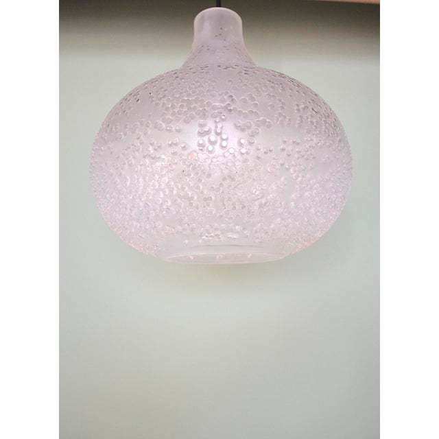 Crystal Glass Pendant Lamp by Horst Tünselmann for Peill & Putzler, 1960s For Sale - Image 6 of 10