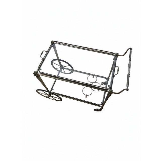 Vintage Trolley in Bronze, 1940s For Sale - Image 4 of 5