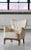 Beautiful 1950s Danish easy chair by Fritz Hansen. Very elegant with a sculptural organic shape and harmonious proportions...