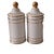 Vintage French Provence Style Porcelain apothecary Jars - "Verbenea" - A Pair. This elegant pair of vintage apothecary...