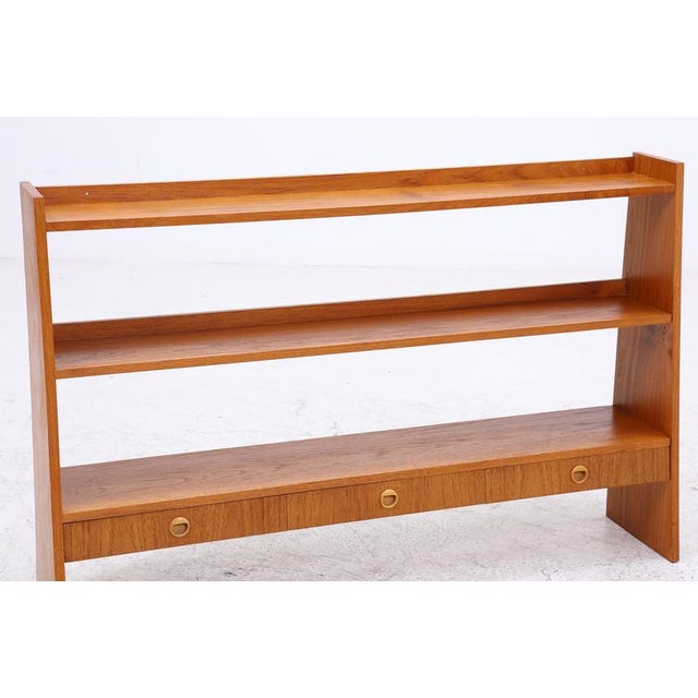 Mid-Century Danish Teak Bookcase, 1960s For Sale - Image 10 of 15