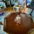 Gold Classic Gold-Tone Metal Loving Cup Trophy Mounted on a Tiered Walnut Wood Base. For Sale - Image 8 of 13