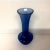 Dark Blue Iridescent Art Deco Glass Vase For Sale In Dallas - Image 6 of 6
