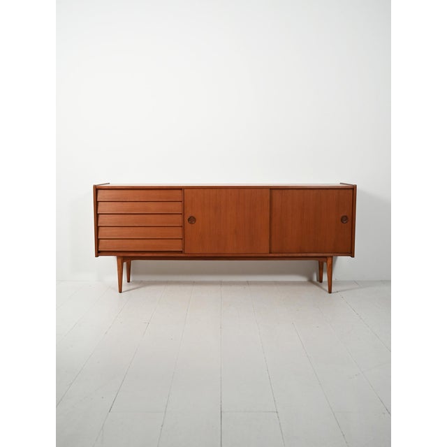 Vintage Sideboard in Teak, 1960s For Sale - Image 13 of 13