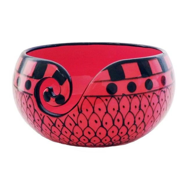 Make knitting even more adorable with this beautifully designed multi-layered tomato red yarn bowl, inspired by the...