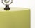 Late 20th Century Late 20th Century Modernist Lime Green Glazed Ceramic Lamps, Pair For Sale - Image 5 of 6