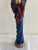 Vintage Blue Angel Figurine With Gold Wings For Sale - Image 4 of 11