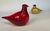Iittala Tirri Mouth-Blown Glass Art Birds by Oiva Toikka for Iittala, Finland 1980s, Set of 2 For Sale - Image 4 of 18