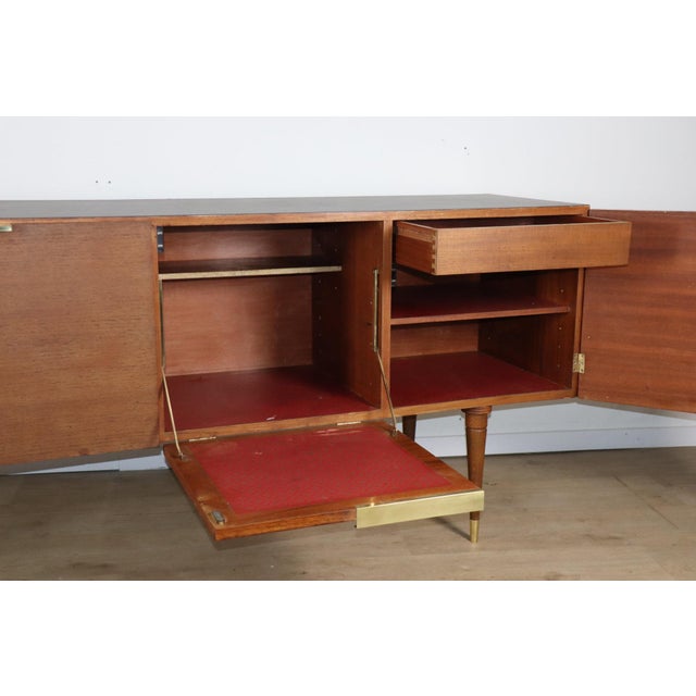 Vintage Teak and Brass Sideboard, 1970s For Sale - Image 16 of 18