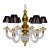 Superb Italian Murano Twisted Rope Glass Chandelier After Barovier and Toso For Sale