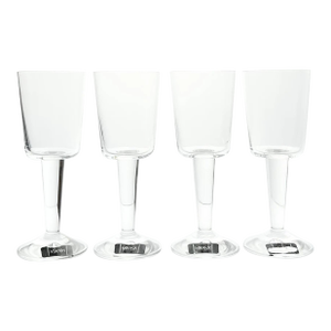 Mikasa “Avalon” Set of 4 Clear Wine Glasses