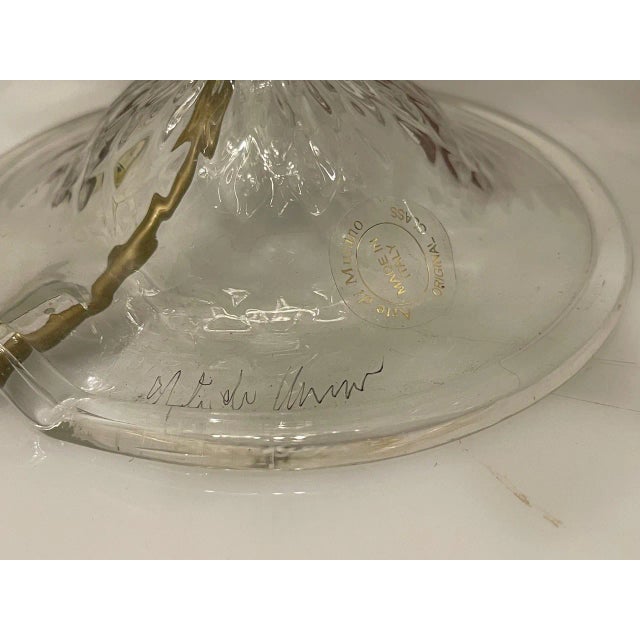 1980s Venetian Murano Glass Table Lamps, 1980s, Set of 2 For Sale - Image 5 of 12