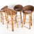Vintage Bar Stools in Rush and Rattan, 1970s, Set of 4 For Sale - Image 10 of 11