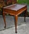 Queen Anne Kittinger Mahogany Tea Table Vintage Queen Anne Cw-8 Scalloped Pull-Out Slides For Sale - Image 3 of 13
