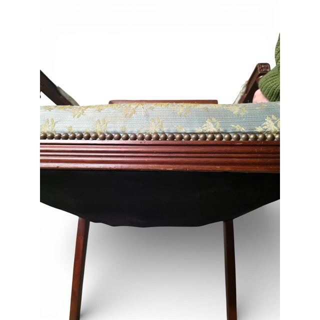 Louis XVI–inspired 1950s Vintage Cane Back Chairs- A Pair! For Sale - Image 9 of 11