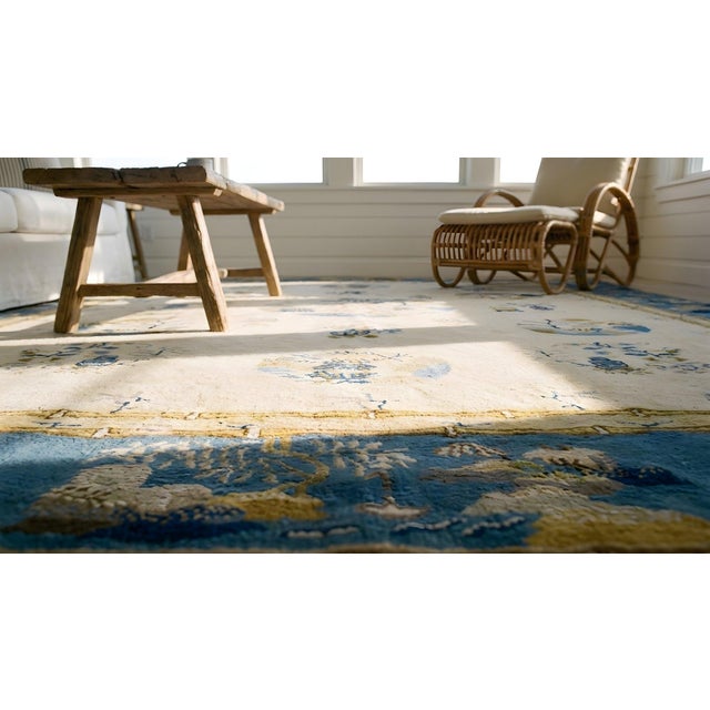 Early 20th Century Chinese Peking Carpet ( 9'' x 11'8'' - 274 x 356 ) For Sale - Image 13 of 13