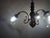 Three-Light Chandelier in Wood, Bronze and Glass, 1980s For Sale - Image 12 of 15