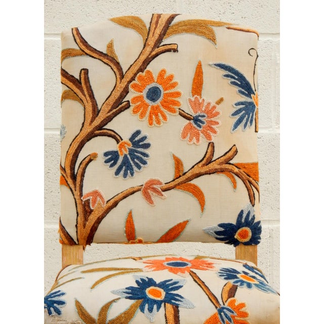 Louis XVI Child's Chair in Crewelwork Upholstery For Sale In Las Vegas - Image 6 of 13