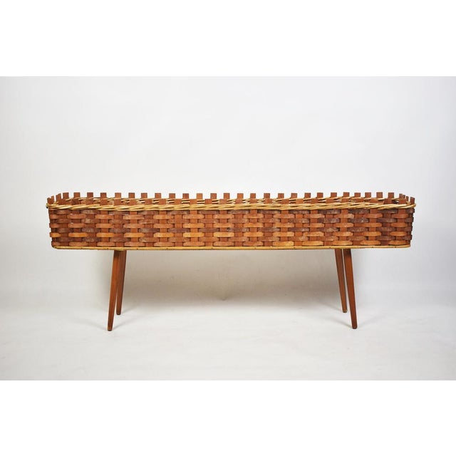Vintage Plant Stand in Wood, 1960s For Sale - Image 3 of 10