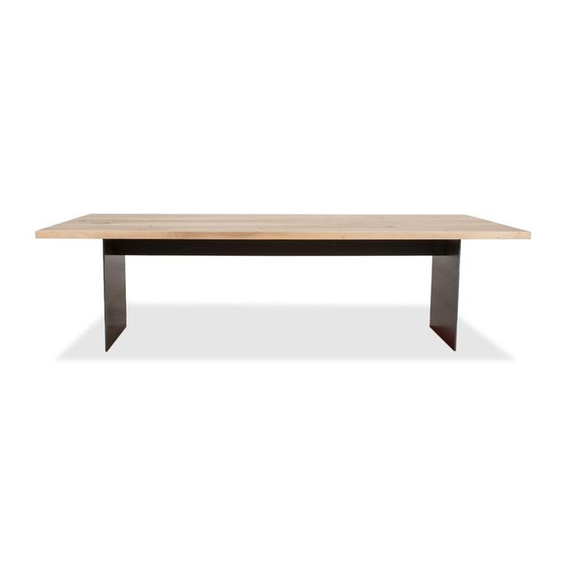 Brown Zoom Dining Table in Walnut by Mobimex Tix For Sale - Image 8 of 9
