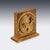 Hermès Vintage Swiss Gilt Brass Desk Clock from Hermès, 1960s For Sale - Image 4 of 10