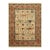 Pasaragd DC Ivory Color Fine Hand Knotted Persian Heriz Design Rug For Sale