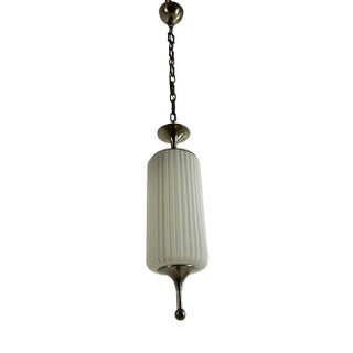 Mid-Century Italian Torpedo Ceiling Light in the style of Reggiani, 1960s For Sale