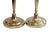 English Late 18th Century English Neoclassical Brass Candlesticks - a Pair For Sale - Image 3 of 6