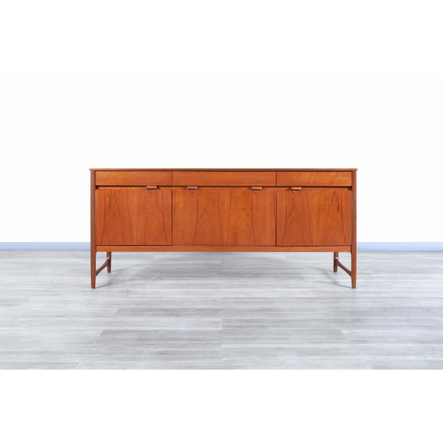 1960s Mid Century Modern Teak Credenza by Nathan Furniture Chairish