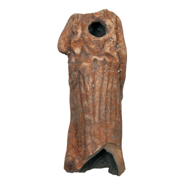 18th C Rare Wood artifact. Hand carved angel imported from France believed to be a French church piece. The figure has a...