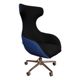 Roche Bobois Ceo Swivel Armchair by Sacha Lakic For Sale