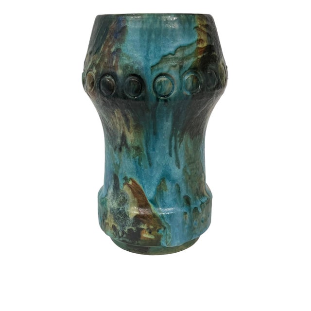 Ceramic Vintage Colorful "Sea Garden" Vase by Alvino Bagni, Italy, for Raymor For Sale - Image 7 of 12