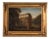 Antique 19th Century Original English Landscape of Abbey Ruins Oil Painting For Sale