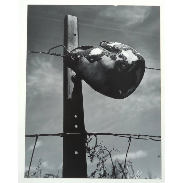 "Pot & Post" by Dean W Hand, 1959. Original vintage photo mounted on mat board. A beautiful and sensitive work. Mat board...