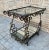 19th Century French Table Iron Bar Cart with Wheels For Sale - Image 14 of 15