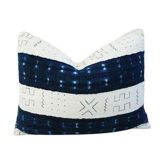 Vintage African Tribal Textile & Linen Pillow For Sale