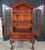 Mahogany Chippendale Ball & Claw Curio Display Bookcase China Cabinet For Sale - Image 4 of 12