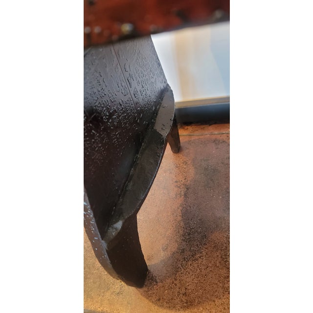 1900 - 1909 1920s Spanish Revival Textured Bench For Sale - Image 5 of 7