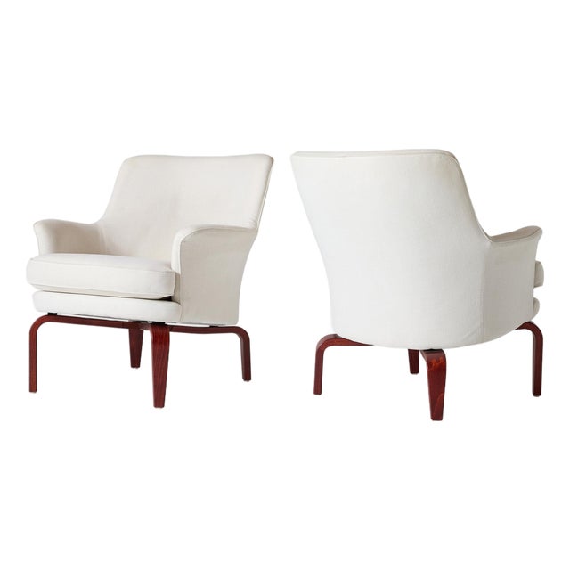 1980s Pilot Lounge Chairs by Arne Norell - A Pair For Sale