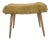 Mid-Century Modern Pouffe in Yellow, 1960s For Sale