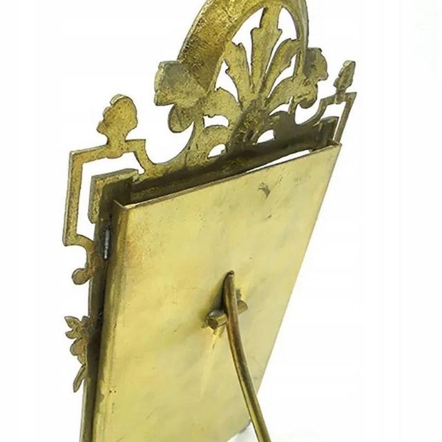 19th Century Antique Eclectic Frame with Glass, 1890s For Sale - Image 5 of 10