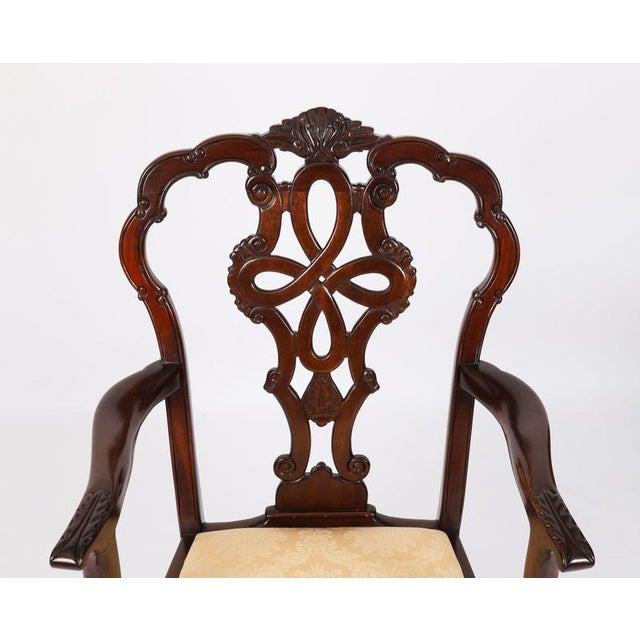 Antique George II Style Chippendale Dining Chairs, 1800s, Set of 12 For Sale - Image 10 of 18