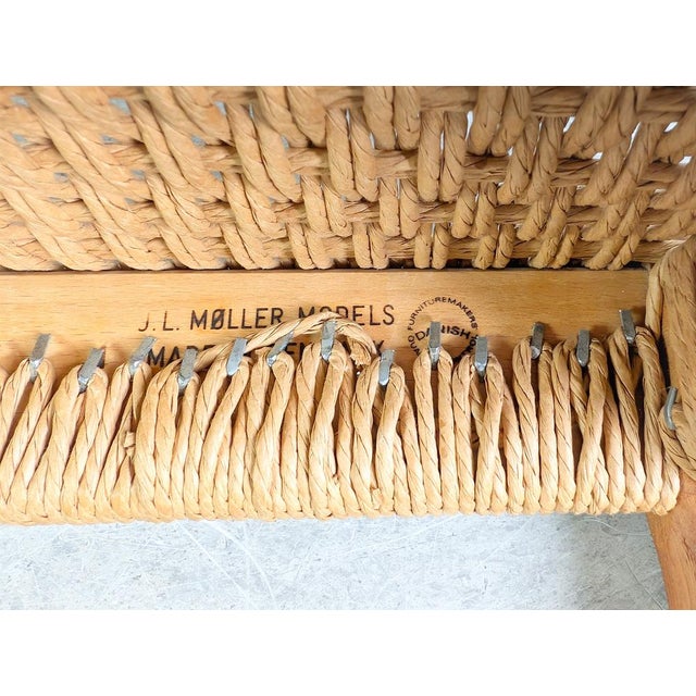 Brown Danish Model 80 Stool in Teak by Niels O Møller for J.L. Møller For Sale - Image 8 of 10