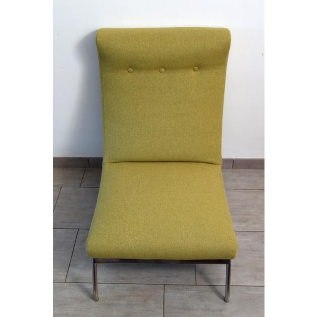 Metal Model Galion Low Chair by Gilbert Steiner, France, 1960s For Sale - Image 7 of 13