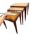 1970s 1970s Mid Century Modern Nesting Table Vith Removable Glass Tops, Set of Three For Sale - Image 5 of 9